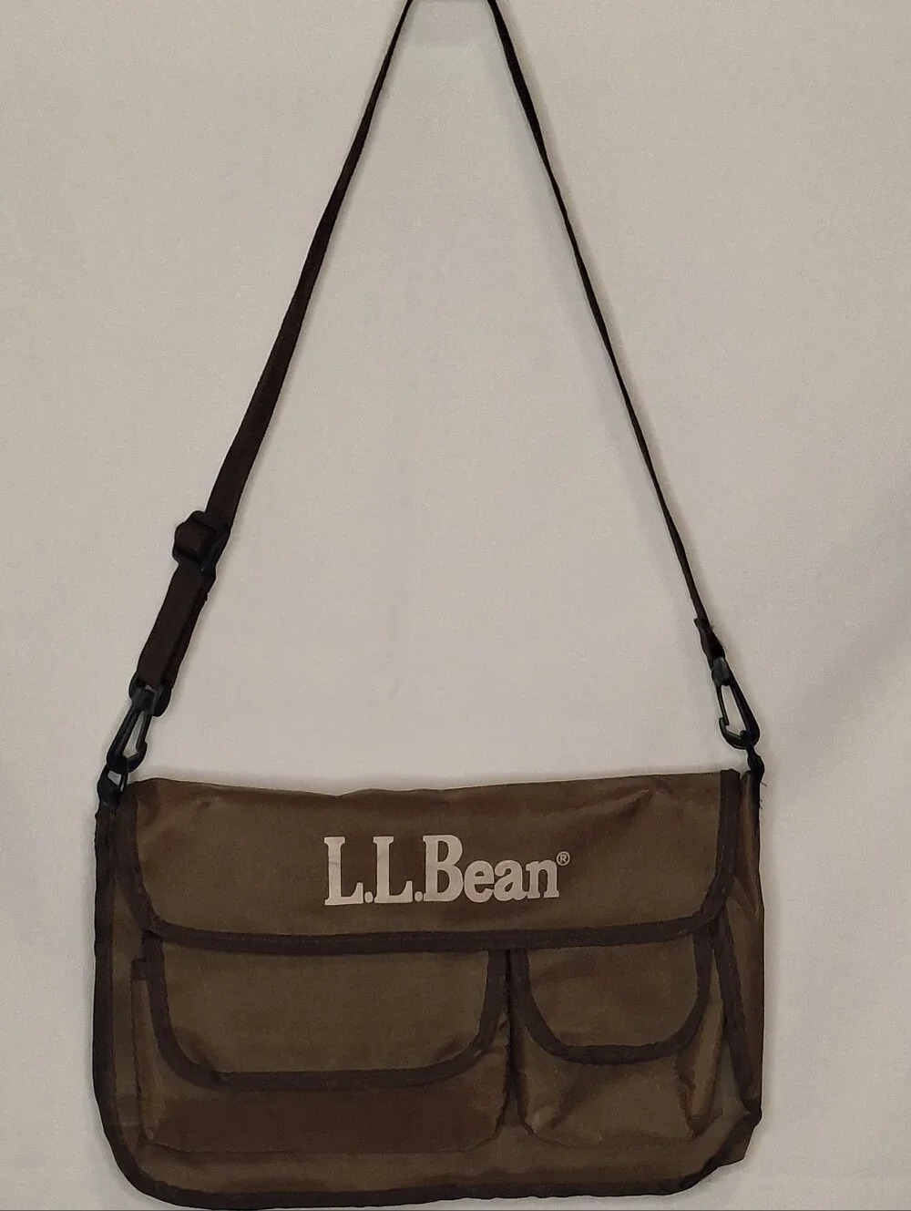 L.L. Bean Brown Men's Crossbody Messenger Bag
